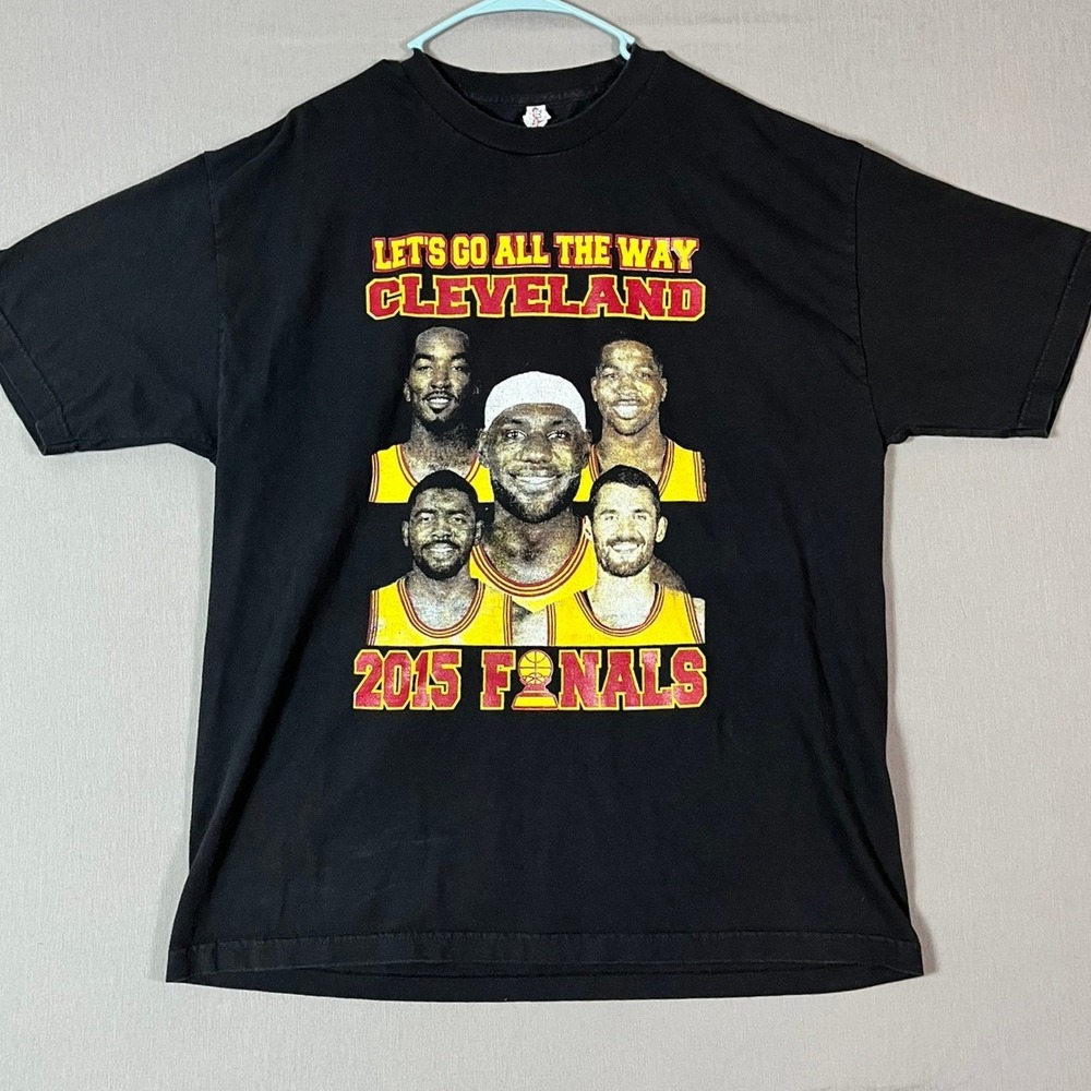 Cleveland Cavaliers Alstyle Graphic Tee XL Black NBA 2015 Finals Basketball EUC